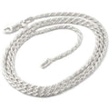 925 Sterling Silver 1.5mm Diamond Cut Rope Chain by DailySale