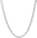 925 Sterling Silver 2mm Marina Link Chain Necklace by DailySale