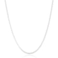 925 Sterling Silver 2mm Marina Link Chain Necklace by DailySale