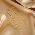 925 Sterling Silver Dangle Chain Tassel Earrings by DailySale
