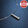925 Sterling Silver Synthetic Cubic Zirconia Droplet Pendant Necklace by DailySale