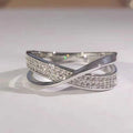 925 Sterling Silver Vintage Crystal Rings by DailySale
