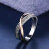 925 Sterling Silver Vintage Crystal Rings