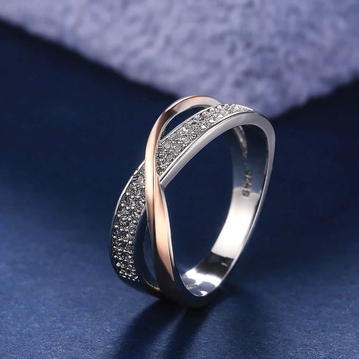 925 Sterling Silver Vintage Crystal Rings by DailySale