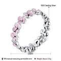 925 Sterling Silver Women Ring Romantic Plum Ring by DailySale