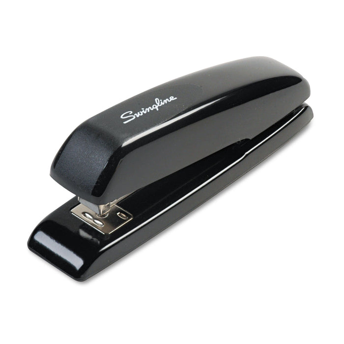 Swingline Durable Full Strip Desk Stapler, 20-Sheet Capacity, Black