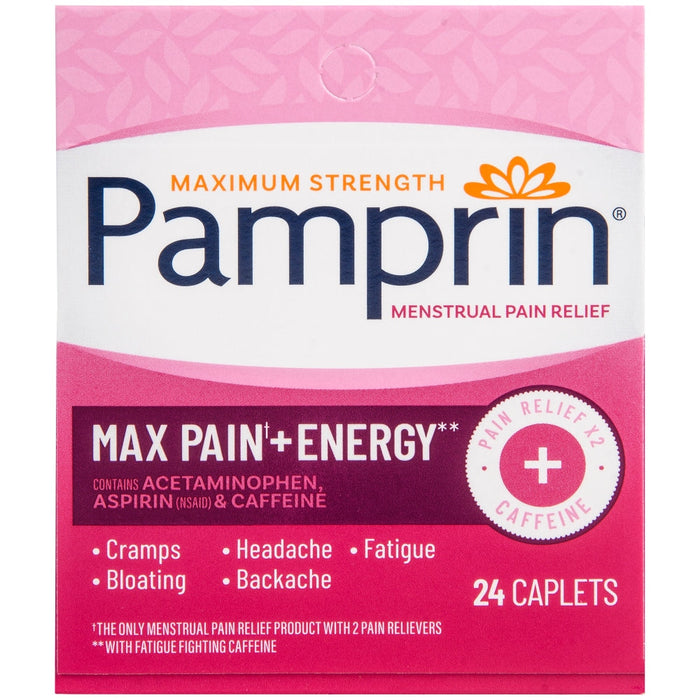 Pamprin® Maximum Strength Max Formula Menstrual Pain Relief by Pasteur Pharmacy