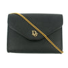 Christian Dior Black Honeycomb PVC Crossbody Bag #9257