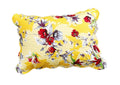 DaDa Bedding Sunshine Yellow Hummingbirds Floral Scalloped Pillow Sham 1-Piece (JHW-925) by DaDalogy Bedding Collection