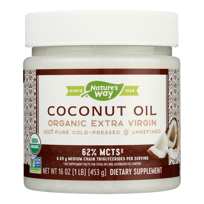 Nature's Way Organic Unrefined Extra Virgin Coconut Oil - 16 Oz by Pasteur Pharmacy