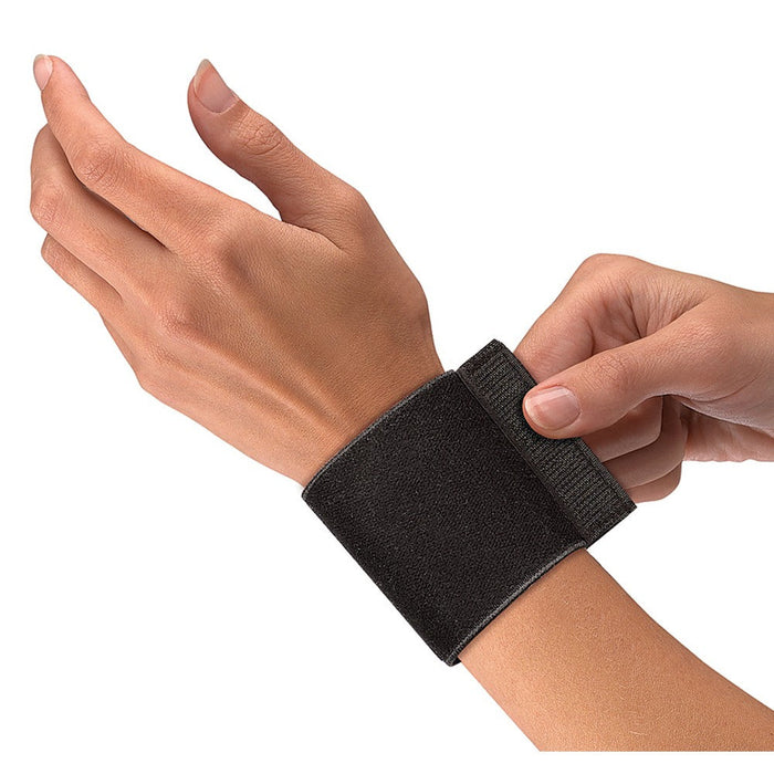 Mueller Elastic Wrist Support With Loop - Black by Pasteur Pharmacy
