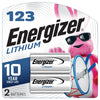 Energizer 2pk 123 Batteries Lithium Photo Battery