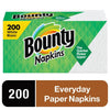 Bounty Paper Napkins, White, 200 Count - The Quicker Picker Upper