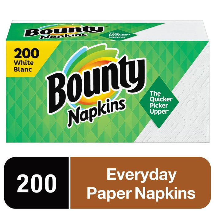 Bounty Paper Napkins, White, 200 Count - The Quicker Picker Upper by Pasteur Pharmacy