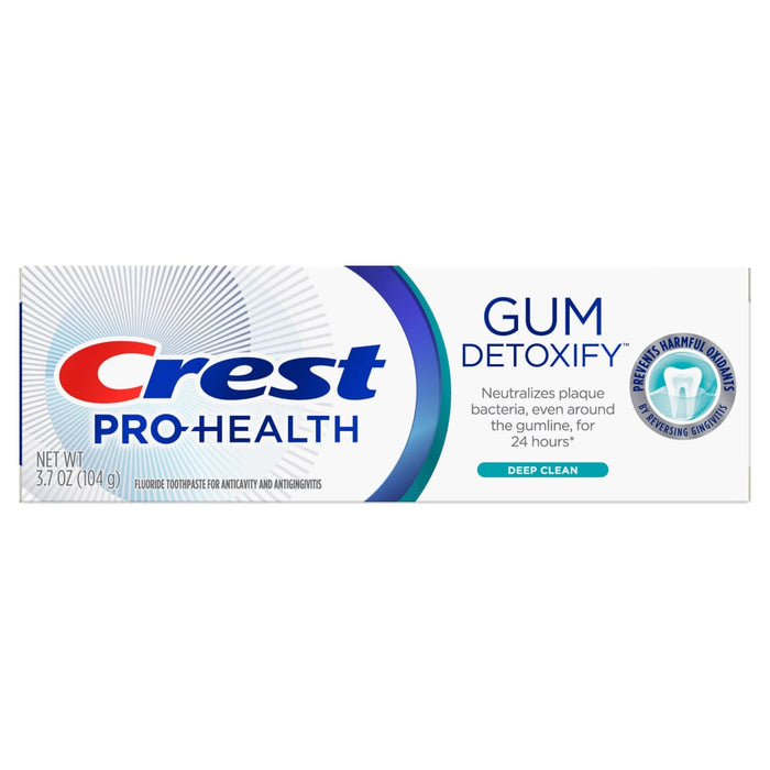 Crest Toothpaste, Fluoride, Gum Detoxify, Deep Clean 3.7 Oz by Pasteur Pharmacy