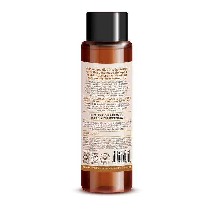 Soapbox® Moisture & Nourish Shampoo – Coconut Oil (16 Fl Oz) by Pasteur Pharmacy