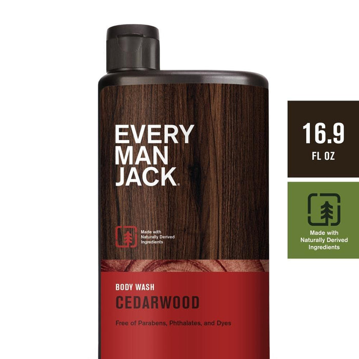 Every Man Jack Body Wash And Shower Gel Cedarwood, 16.9 Ounce by Pasteur Pharmacy