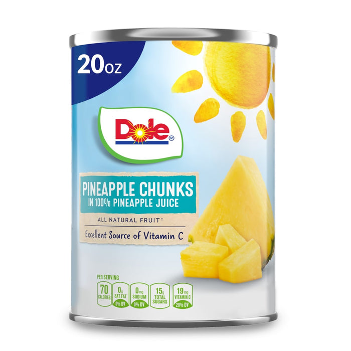 Dole Pineapple, Chunks, In 100% Pineapple Juice by Pasteur Pharmacy