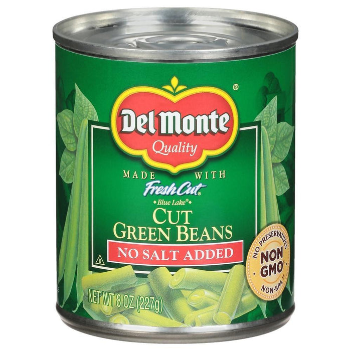 Del Monte Fresh Cut No Salt Added Blue Lake Green Beans by Pasteur Pharmacy