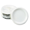 Tablemate Plastic Dinnerware, Plates, 10.25" dia, White, 125/Pack