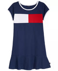 Tommy Hilfiger Girls Kids Flag Dress Flag Blue - XL by Vanessa Jane