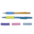 Tatco Ribbed Pencil Cushions, 1.75" Long, Assorted Colors, 50/Box