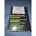 Lightolier Controls T1000-I Incandescent Toggle Dimmer, Ivory by Price Is Right Miami