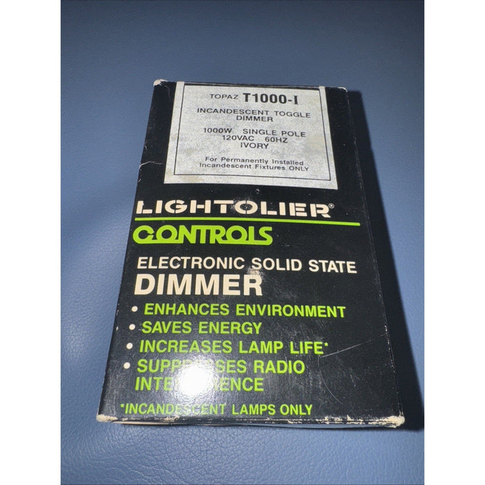 Lightolier Controls T1000-I Incandescent Toggle Dimmer, Ivory by Price Is Right Miami