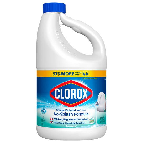 Clorox Scented Splash Less Clean Linen Bleach 77 Fl Oz by Pasteur Pharmacy