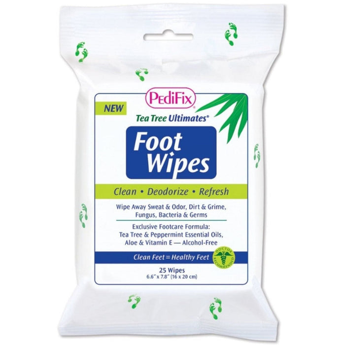 PediFix Tea Tree Ultimates Foot Wipes by Pasteur Pharmacy