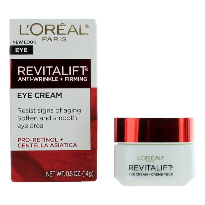 L'Oreal Paris Revitalift Anti Wrinkle Firming Eye Cream, Fragrance Free, 0.5 Oz by Pasteur Pharmacy