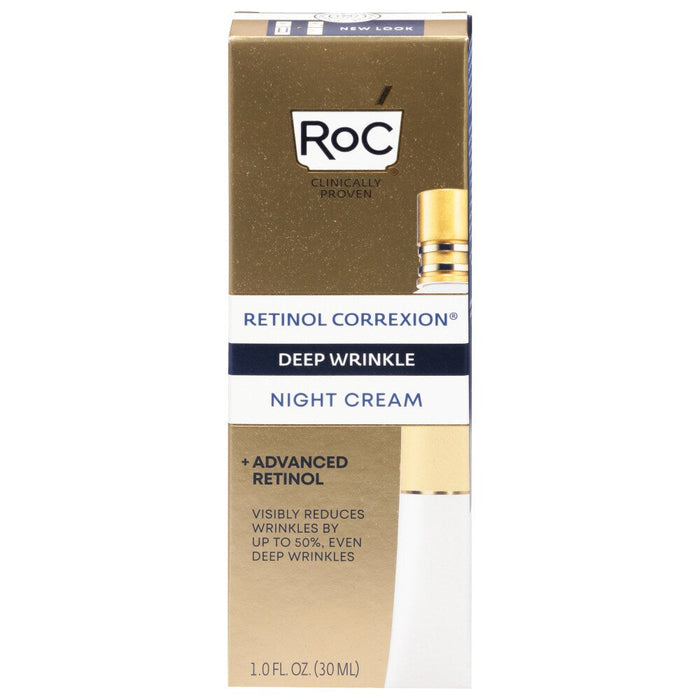RoC Retinol Correxion Deep Wrinkle Night Cream 1.0 Fl Oz by Pasteur Pharmacy