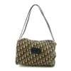 Christian Dior Navy Blue Trotter Canvas Mini Boston Bag #9337