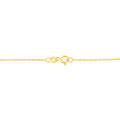 10K Yellow Gold 1/4 cttw Prong Set Round-Cut Diamond Open Heart 18" Pendant Necklace (K-L Color, I1-I2 Clarity) by Bids.com