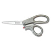 Westcott E-Z Open Box Opener Stainless Steel Shears, 8" Long, 3.25" Cut Length, Gray Offset Handle