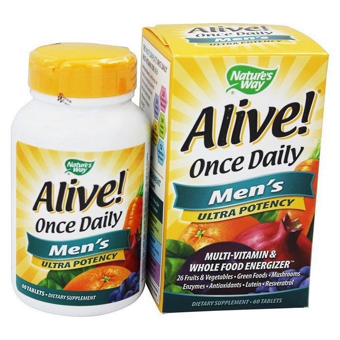 Nature's Way Alive! Once Daily Men's Ultra Potency Multivitamin Tablets by Pasteur Pharmacy