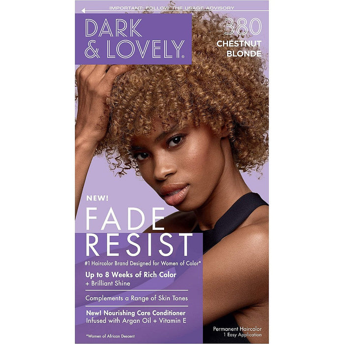 Dark and Lovely Fade Resist Hair Color Chestnut Blonde 380 by Pasteur Pharmacy