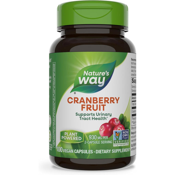 Nature's Way® Cranberry Fruit – 930 mg Vegan Capsules by Pasteur Pharmacy