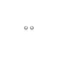 14k White Gold Spherical Stud Earrings (3.0 mm) by Bids.com