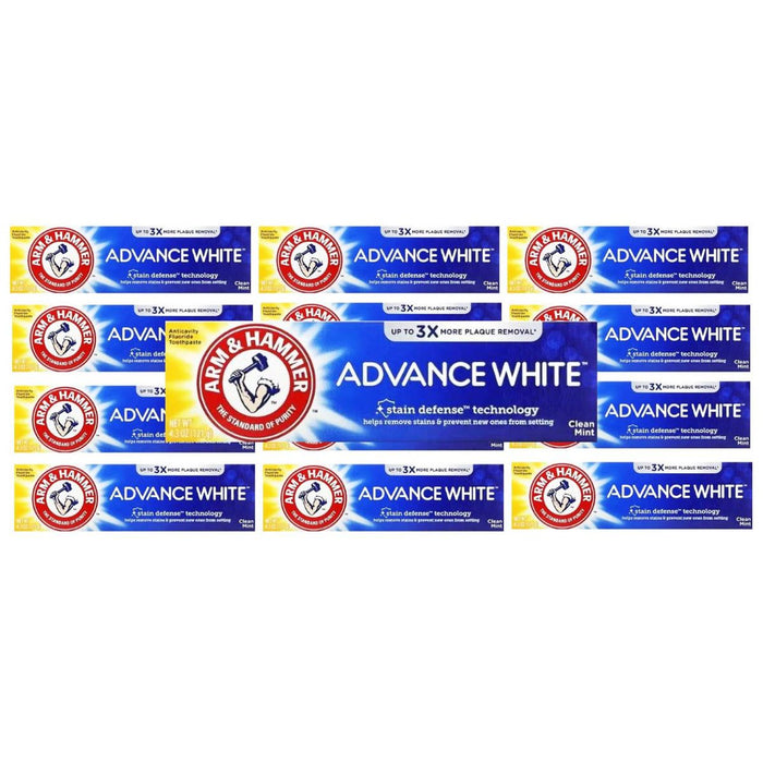 Arm & Hammer Advance White Toothpaste, Fluoride Anticavity, Extreme Whitening, Fresh Mint Flavor by Pasteur Pharmacy