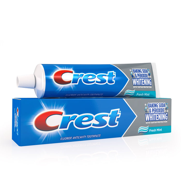 Crest Baking Soda & Peroxide Whitening With Tartar Protection Toothpaste - Fresh Mint by Pasteur Pharmacy