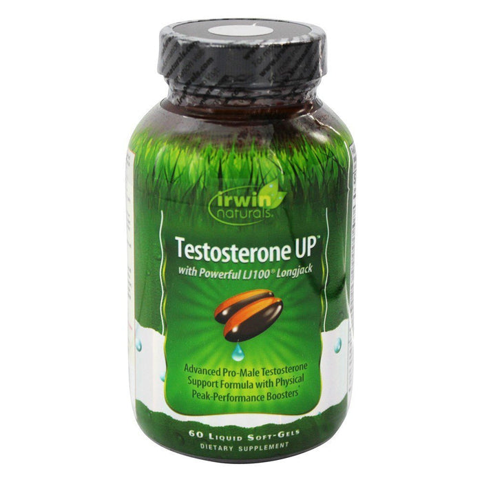 Irwin Naturals Testosterone UP, 60 Liquid Soft-Gels by Pasteur Pharmacy