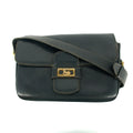 Celine Vintage Black Leather Shoulder Bag #9396 by Bolt Boutique