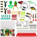 94-Piece: Fishing Lures Kit Soft Plastic Fishing Baits Set by DailySale