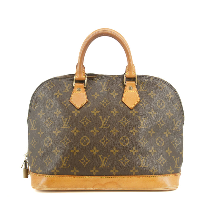 Louis Vuitton Monogram Canvas Brown Alma PM Tote Bag #9403 by Bolt Boutique
