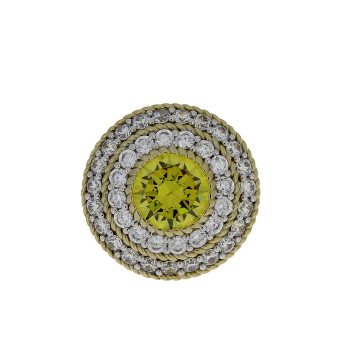 Cubic Zirconium Ring Sterling Silver by Bids.com