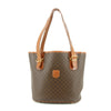 Celine Brown Macadam PVC x Leather Shoulder Bag #9412