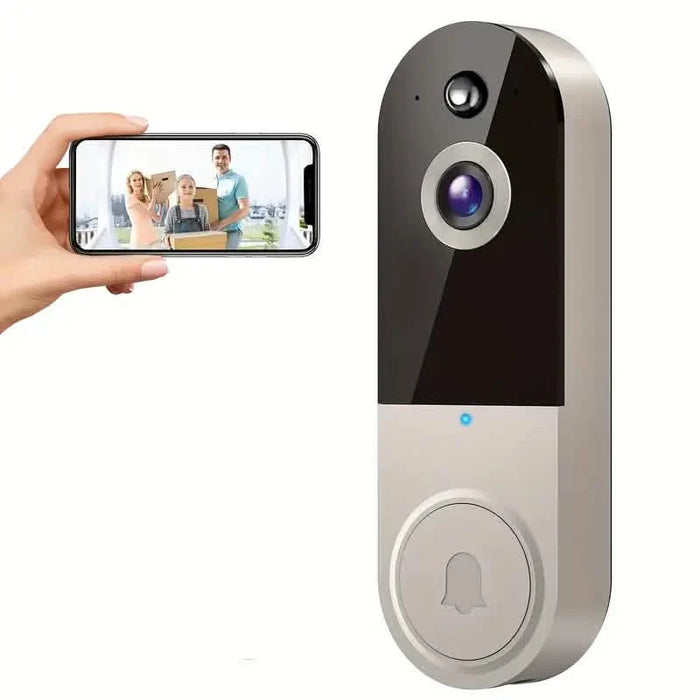 1080P HD Smart Doorbell Camera with AI Detection & Night Vision by DailySale