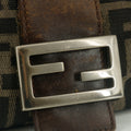Fendi Zucca Mamma Bucket Baguette Leather Handbag Tote #9419 by Bolt Boutique