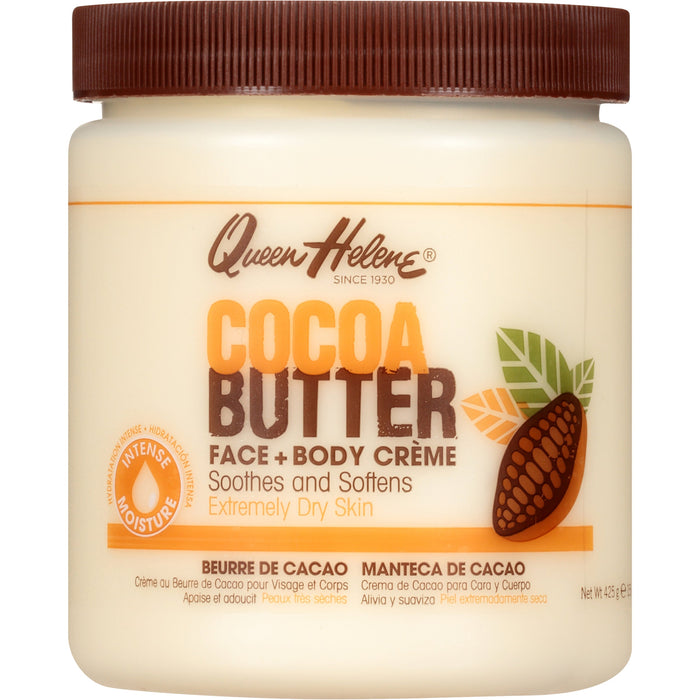 Queen Helene Cocoa Butter Face + Body Crème 15 Oz. Jar by Pasteur Pharmacy